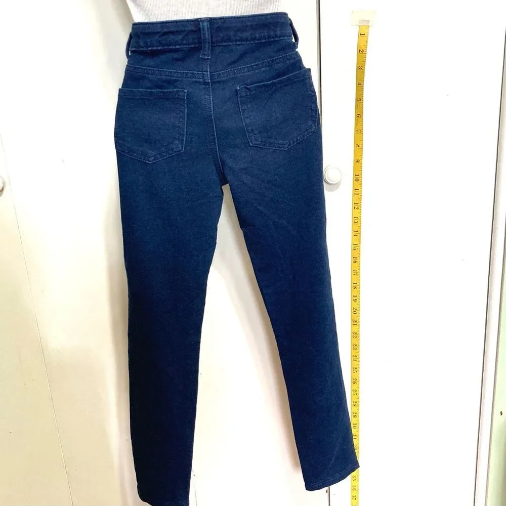 CAT and JACK Mid Rise Soft Knit Stretch Jeggings Dark Denim Blue Girls 10 12